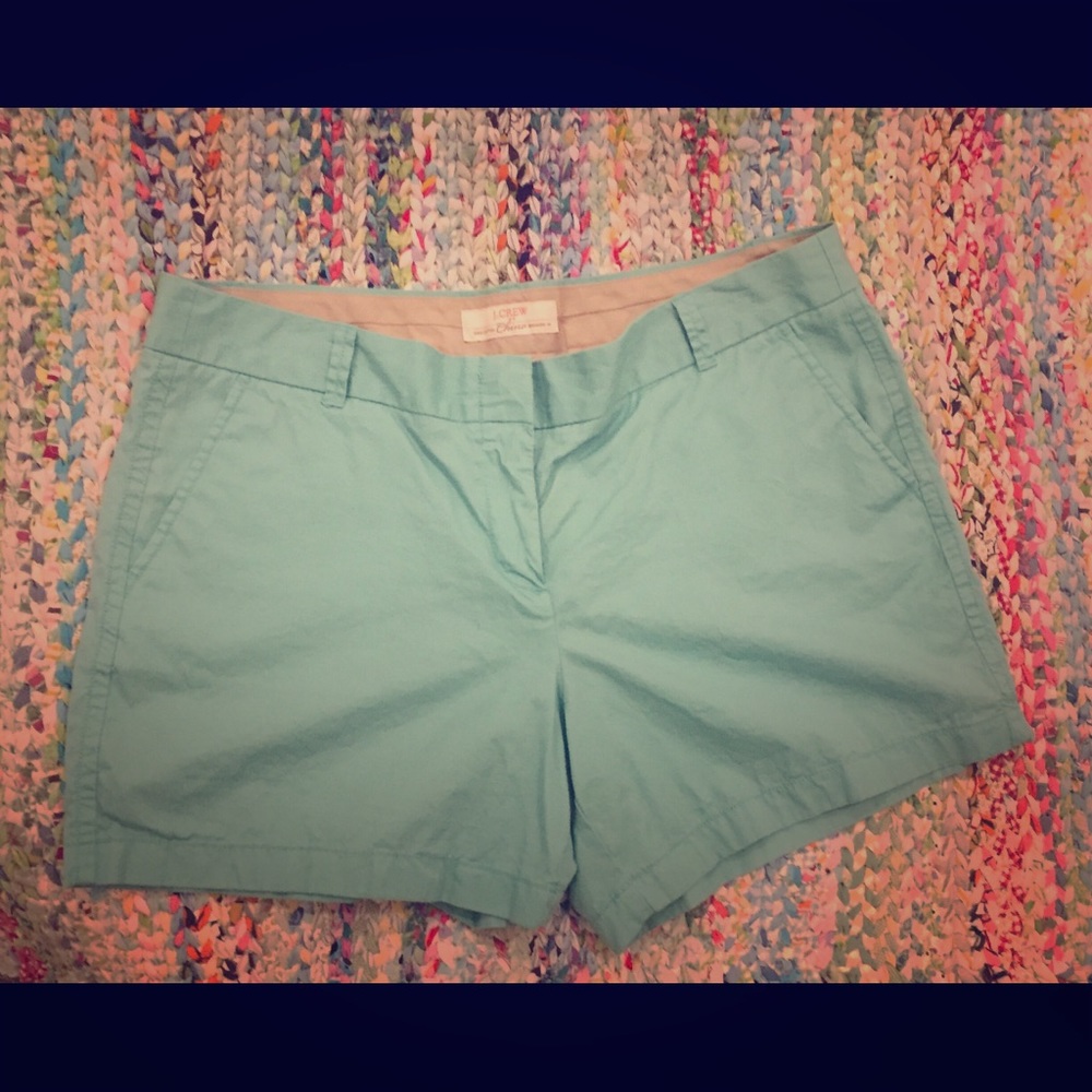 J Crew shorts size 14 broken in chinos